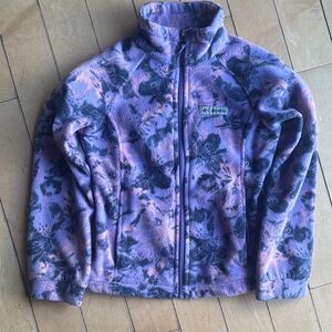 Columbia Purple and Black Fleece Jacket